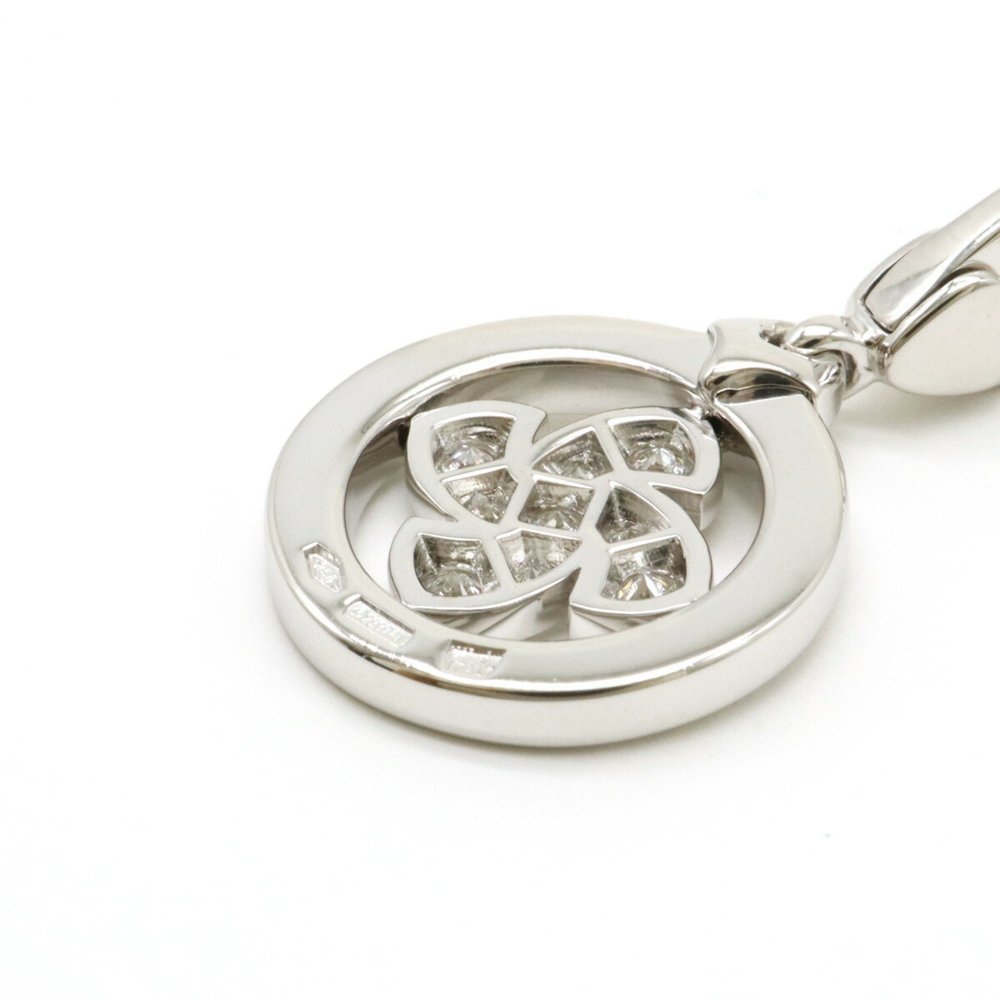 BVLGARI Bvlgari Tondo Windmill Motif Charm Pendant Head Top K18WG White Gold ... - Picture 6 of 7